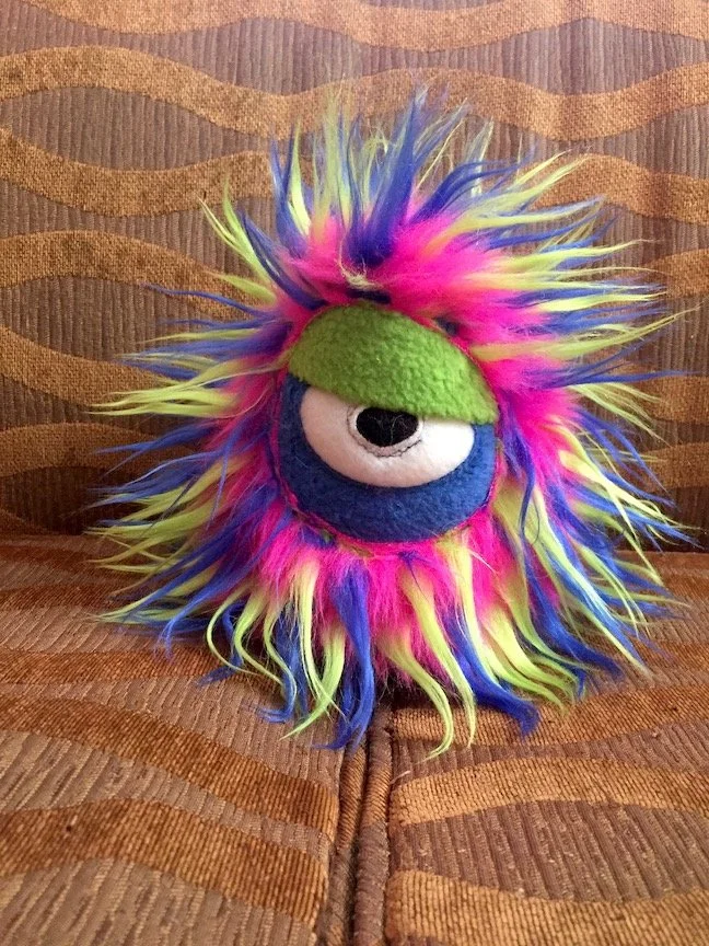 SMALL TAN ONE EYED MONSTER — TIM MONSTERS! -